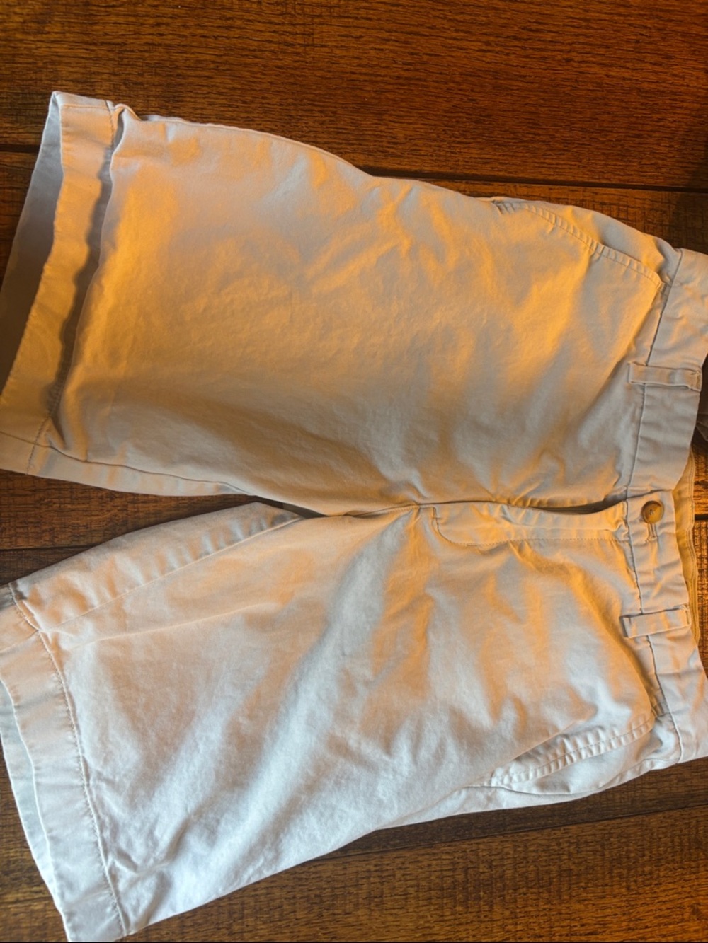 Vineyard Vines Boys Cream Chino Shorts